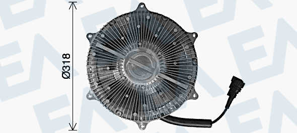Paleta ventilator, racire motor 35C45D20 EACLIMA