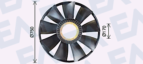 Paleta ventilator, racire motor 35C47A03 EACLIMA