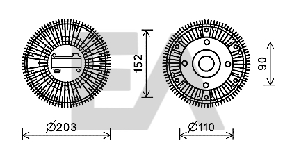 Paleta ventilator, racire motor 35C47D07 EACLIMA