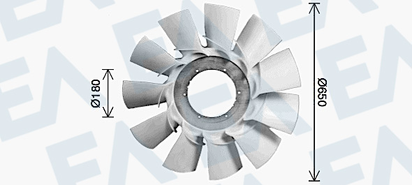 Paleta ventilator, racire motor 35C59A03 EACLIMA