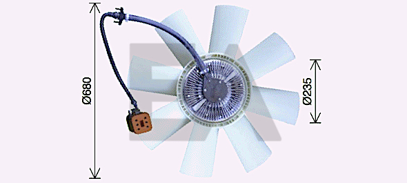 Paleta ventilator, racire motor 35C59C03 EACLIMA