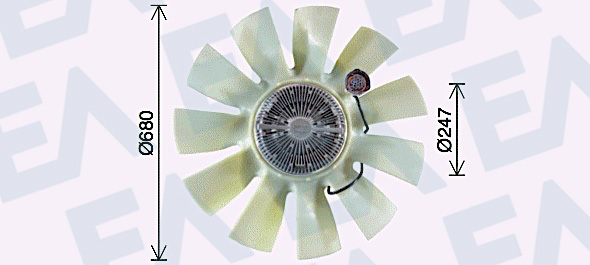 Paleta ventilator, racire motor 35C59C06 EACLIMA