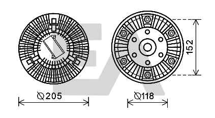 Paleta ventilator, racire motor 35C59D07 EACLIMA