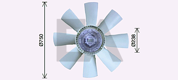 Paleta ventilator, racire motor 35C63C03 EACLIMA