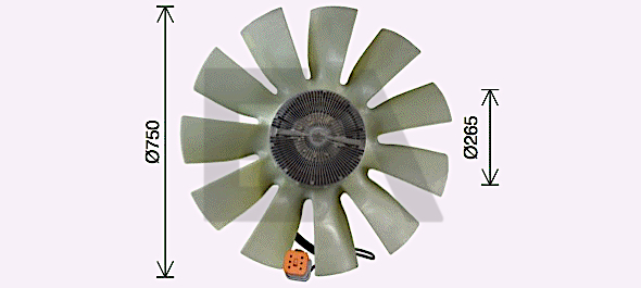 Paleta ventilator, racire motor 35C63C05 EACLIMA