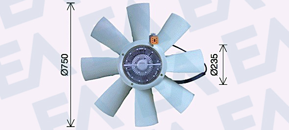 Paleta ventilator, racire motor 35C63C09 EACLIMA
