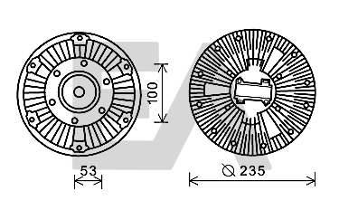 Paleta ventilator, racire motor 35C63D04 EACLIMA
