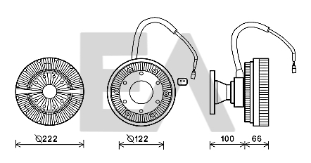 Paleta ventilator, racire motor 35C63D05 EACLIMA