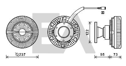 Paleta ventilator, racire motor 35C63D06 EACLIMA