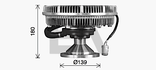 Paleta ventilator, racire motor 35C63D09 EACLIMA
