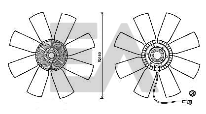 Paleta ventilator, racire motor 35C76C03 EACLIMA