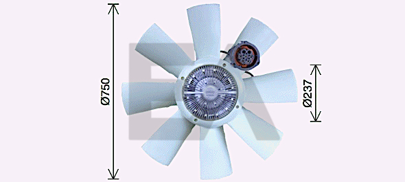 Paleta ventilator, racire motor 35C76C09 EACLIMA