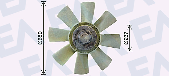 Paleta ventilator, racire motor 35C76C12 EACLIMA