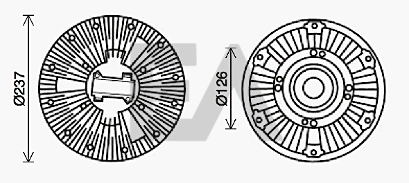 Paleta ventilator, racire motor 35C76D03 EACLIMA