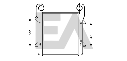 Intercooler, compresor 36A16001 EACLIMA