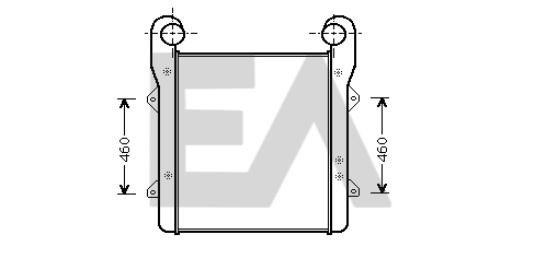 Intercooler, compresor 36A16002 EACLIMA
