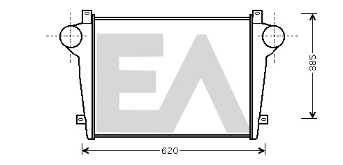 Intercooler, compresor 36A30005 EACLIMA