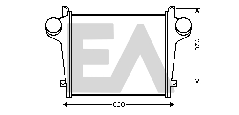 Intercooler, compresor 36A30011 EACLIMA