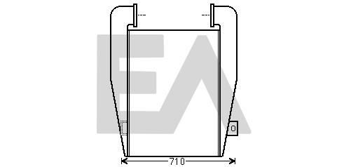Intercooler, compresor 36A45017 EACLIMA