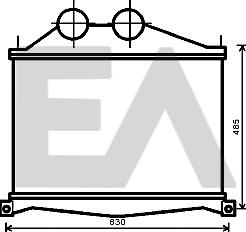Intercooler, compresor 36A45018 EACLIMA