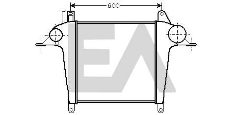 Intercooler, compresor 36A47012 EACLIMA