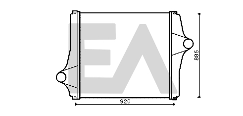 Intercooler, compresor 36A47017 EACLIMA