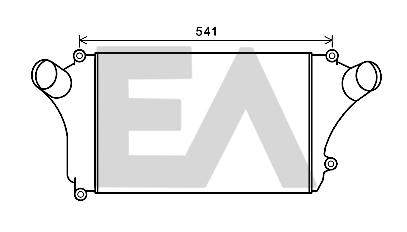 Intercooler, compresor 36A51001 EACLIMA