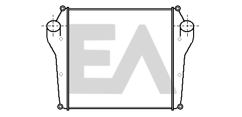 Intercooler, compresor 36A59003 EACLIMA
