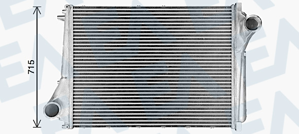 Intercooler, compresor 36A76008 EACLIMA