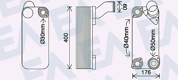 Radiator ulei, ulei motor 37G16004 EACLIMA
