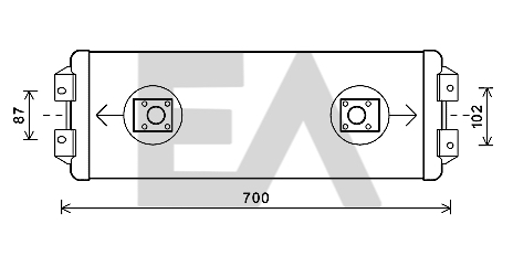 Radiator ulei, ulei motor 37G45004 EACLIMA
