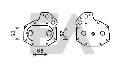 Radiator ulei, ulei motor 37G45006 EACLIMA