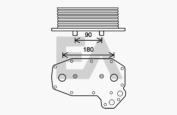 Radiator ulei, ulei motor 37G45007 EACLIMA
