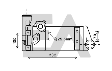Radiator ulei, ulei motor 37G47002 EACLIMA
