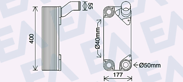Radiator ulei, ulei motor 37G47006 EACLIMA