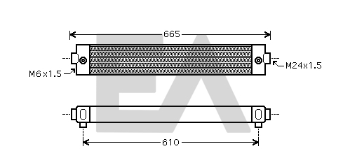 Radiator ulei, ulei motor 37G63002 EACLIMA