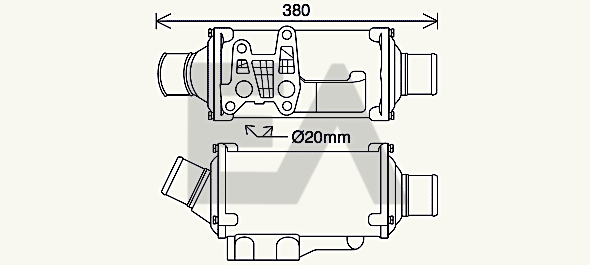 Radiator ulei, ulei motor 37G63006 EACLIMA