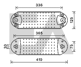 Radiator ulei, ulei motor 37G76004 EACLIMA