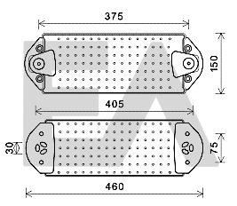Radiator ulei, ulei motor 37G76007 EACLIMA