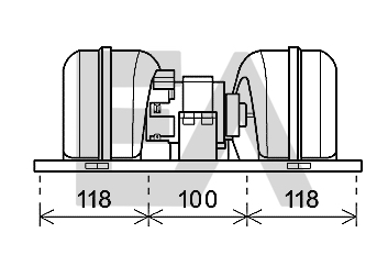 Electromotor, ventilatie interioara 42A16001 EACLIMA