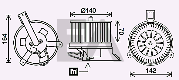 Electromotor, ventilatie interioara 42A18003 EACLIMA