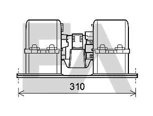 Electromotor, ventilatie interioara 42A76001 EACLIMA