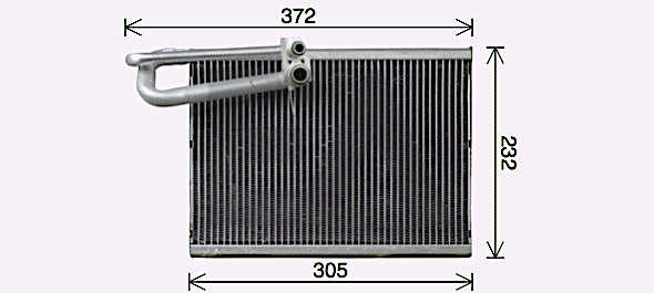 Evaporator,aer conditionat 43B76002 EACLIMA