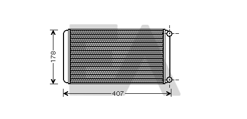 Schimbator caldura, incalzire habitaclu 45C59002 EACLIMA