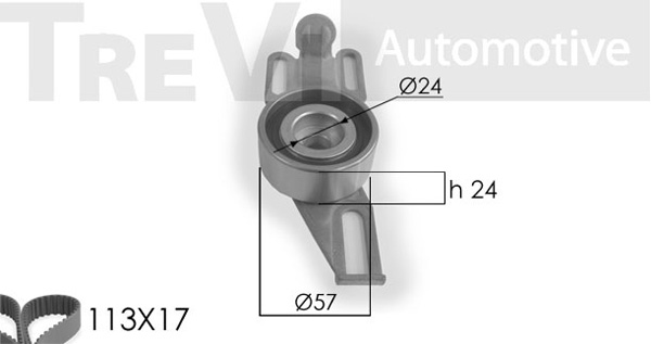 Set curea de distributie KD1005 TREVI AUTOMOTIVE