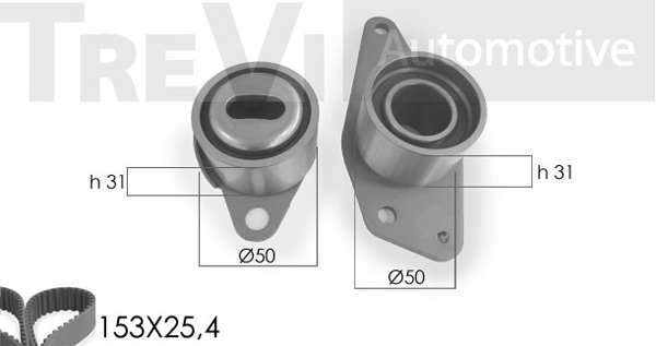 Set curea de distributie KD1010 TREVI AUTOMOTIVE