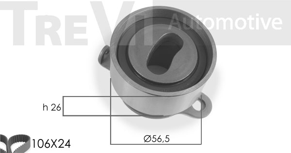 Set curea de distributie KD1029 TREVI AUTOMOTIVE