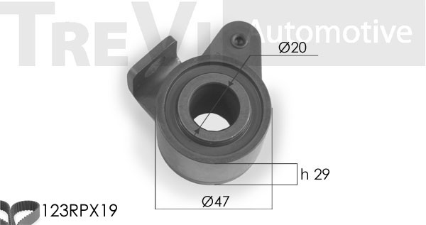 Set curea de distributie KD1079 TREVI AUTOMOTIVE