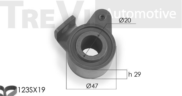 Set curea de distributie KD1081 TREVI AUTOMOTIVE