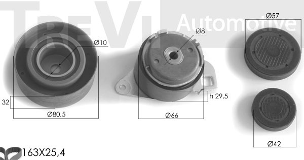 Set curea de distributie KD1099 TREVI AUTOMOTIVE